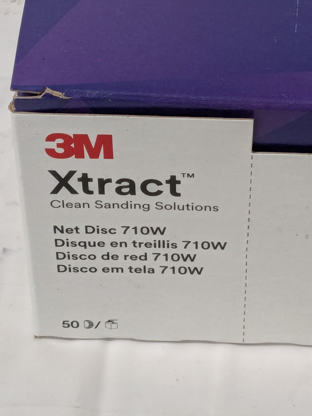 3M Hook & Loop Disc: 6" Dia, 80 Grit, Coated, Ceramic Box of 50 7100249502