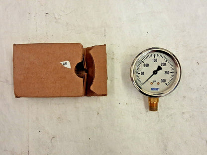 WIKA Pressure Gage 2-1/2" Dial Dia 1/4" Lower Mount 9767096