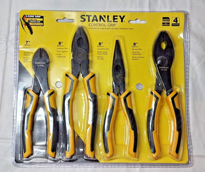 Stanley 4 Pc Plier Set Assortment 84-058