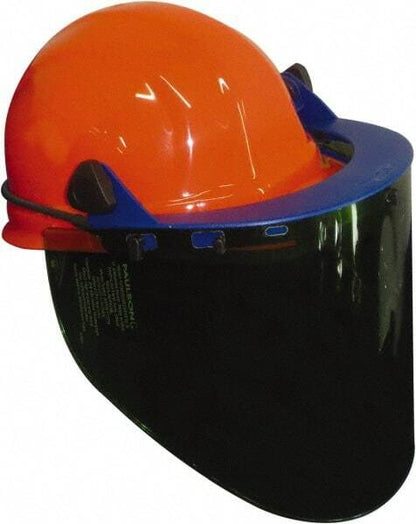 PRO-SAFE Face Shield &amp; Headgear Set Nylon Orange Ratchet Adjustment SW-WVK-O