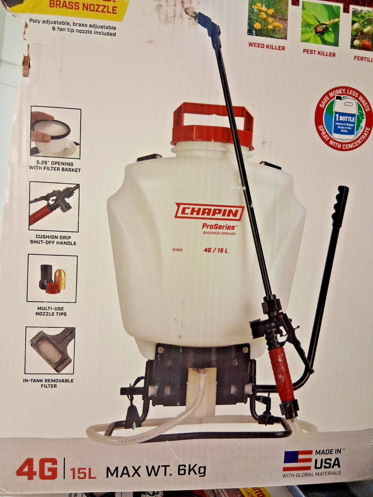 Chapin 4 Gal Garden Backpack Sprayer 61800