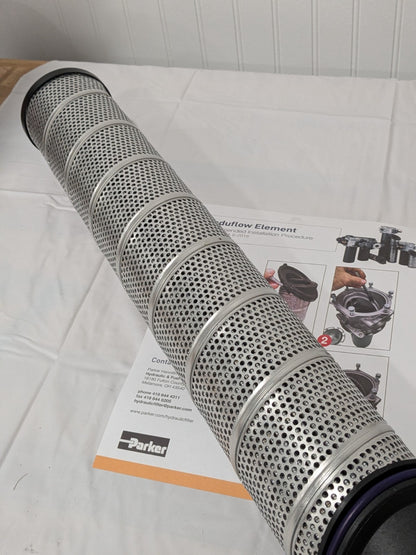 Parker Hydraulic Filter Element: Microglass, 10 Micron, 4.5000" OD 937399Q