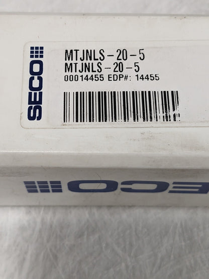 SECO Indexable Turning Toolholder: MTJNLS-20-5, Clamp & Pin 00014455