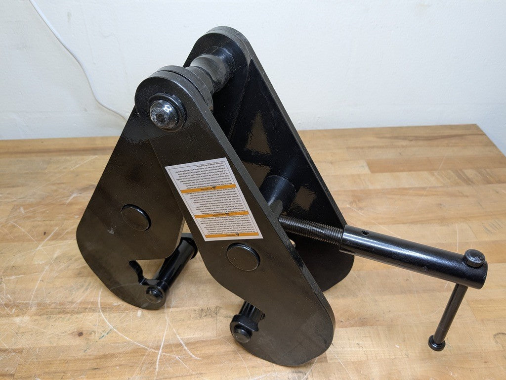 CM Adjustable Screw-lock Beam Clamp 5 Ton Capacity 3.6" to 12.2" Width 09004W