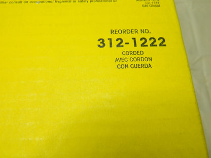 3M Earplug: 28dB, Foam, Bell, Roll Down, Corded Approx. 200 Pairs 7000127211