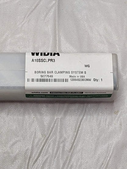 WIDIA Indexable Boring Bar: A10SSCLPR3, 0.77" Min Bore Dia 5077649