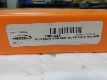 Hertel Indexible Cutoff Toolholder 21mm Max DOC 25mm Shank Dia RH 5L 2000477