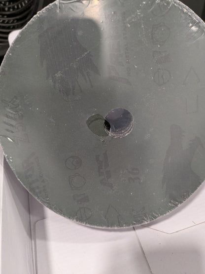 ARC Fiber Disc: 7" Disc Dia, 7/8" Arbor Hole, 36 Grit Box of 25 71-077802