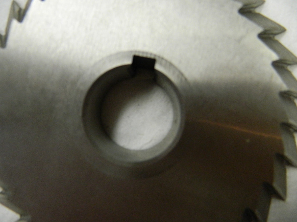 Precision HSS 6" x 1" Single Angle Mill Cutter Arbor Connection 032006