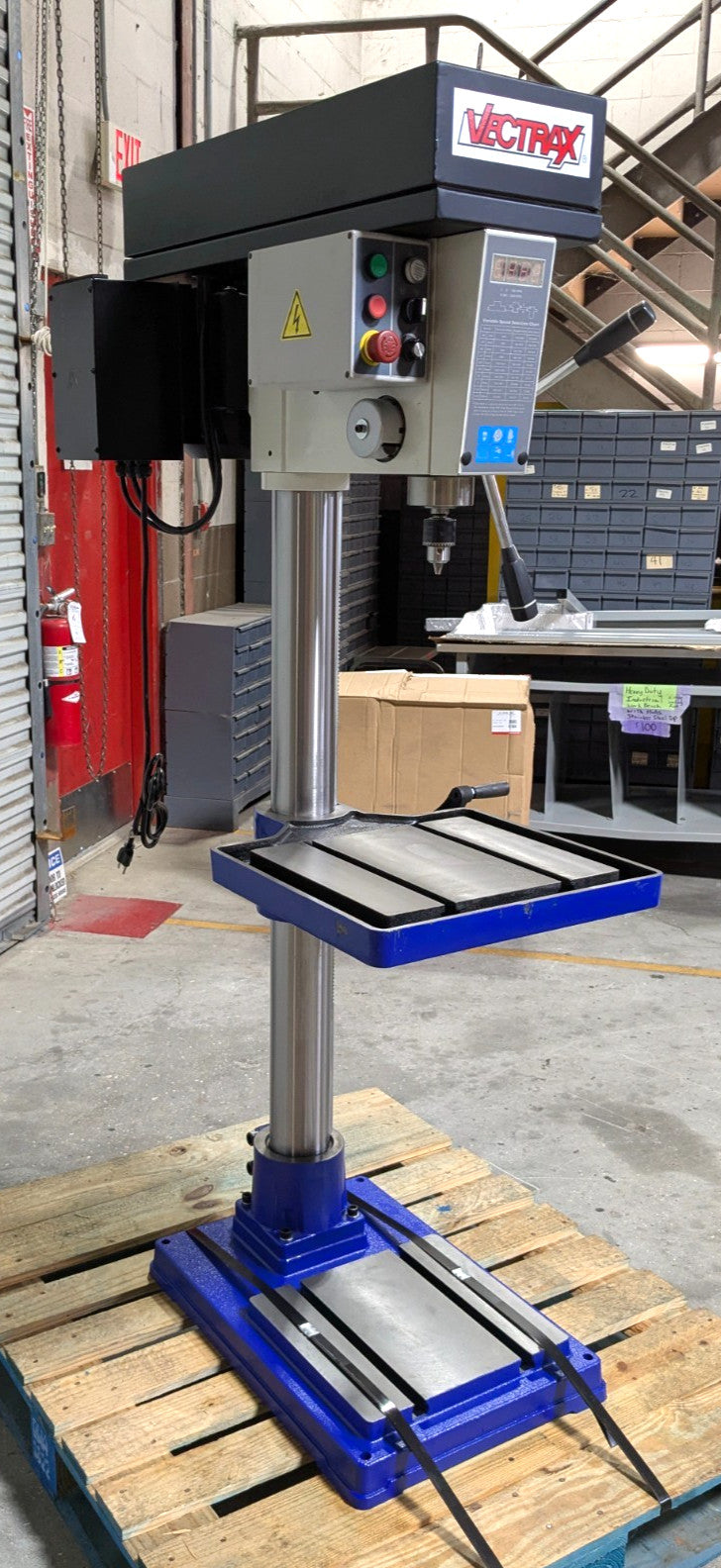 VECTRAX  RF-19V Drill Press  20" Swing  115V  1HP  0-2000 RPM  *Scratch & Dent*