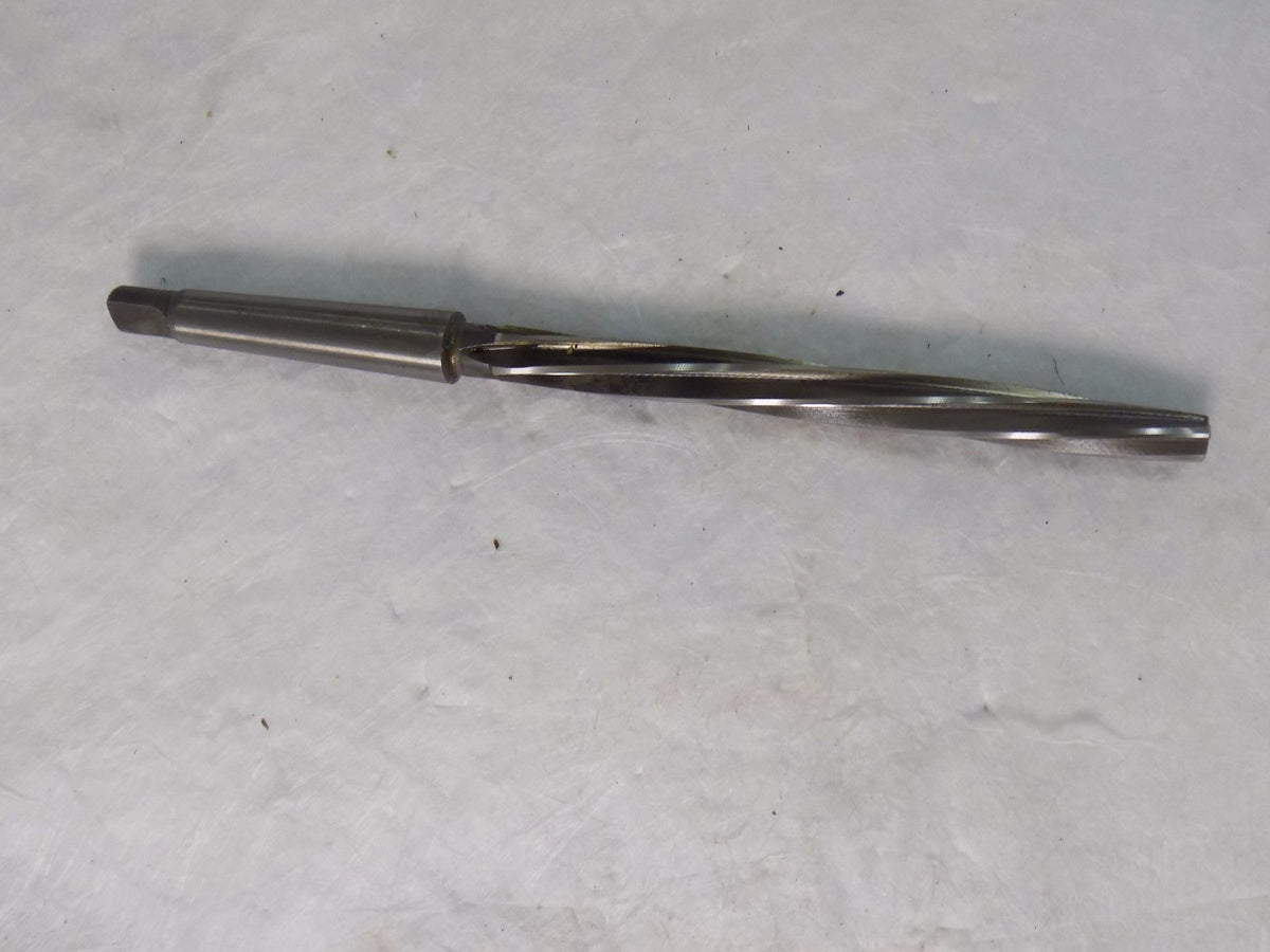 HSS 1MT Bridge Reamer 3/8" Spiral 4Flute RH 4.25" Fl L 7.25" OAL