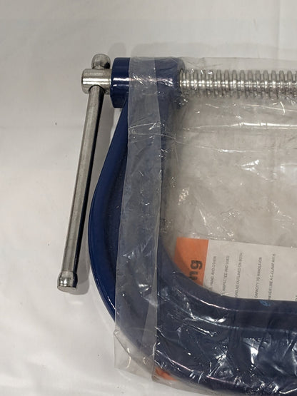 GIBRALTAR C-Clamp: 10" Max Opening, 6" Throat Depth CCM00399-1