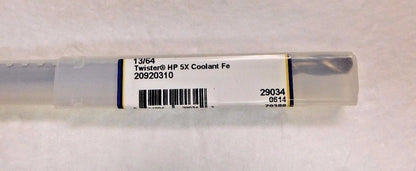 M.A. Ford Twister Coolant Fed Drill 13/64" x 1-3/4" Carbide 20920310