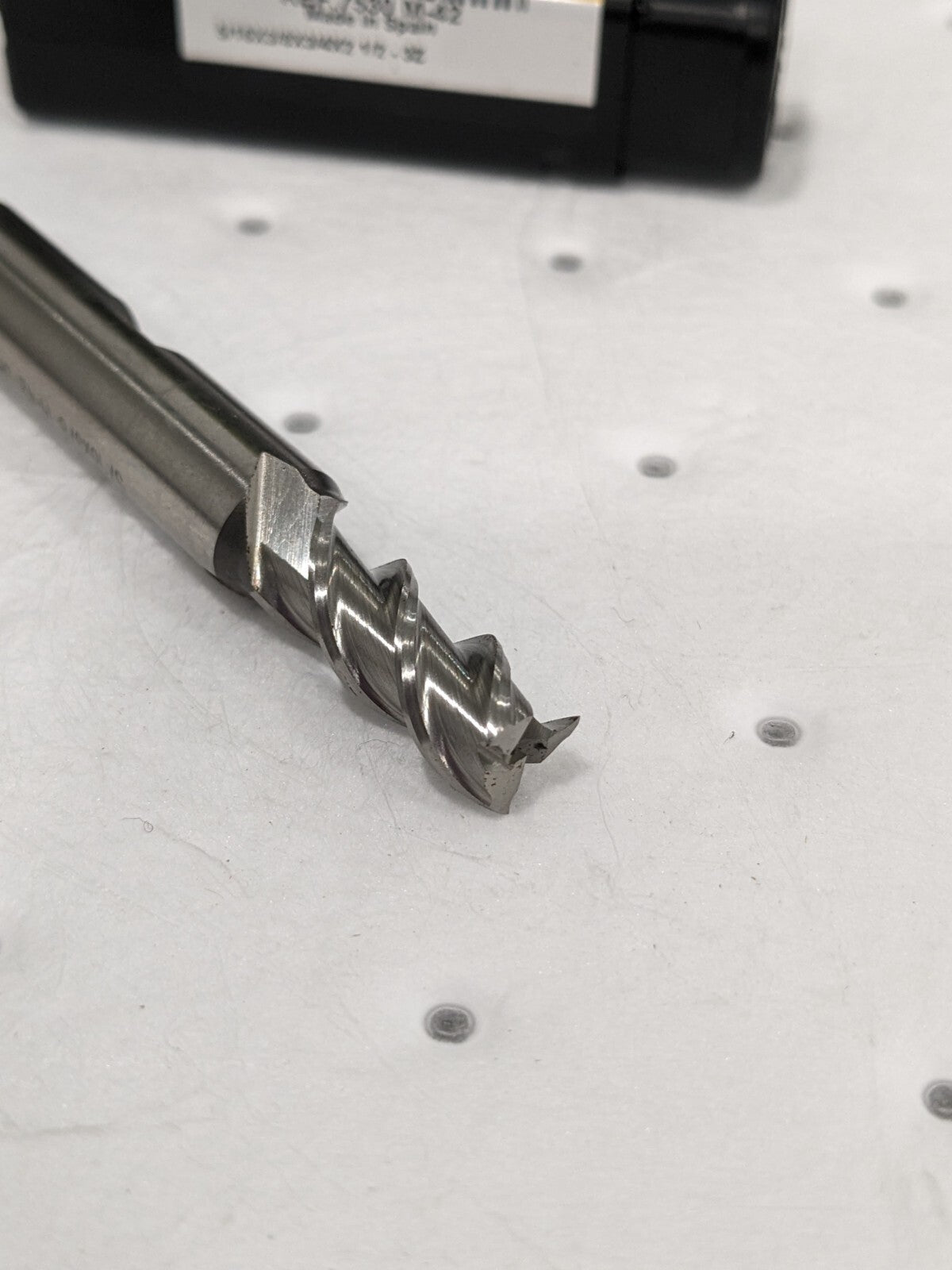 Interstate Cobalt Square End Mill 5/16" x 3/4" LOC 3 Flute .7530 M-42
