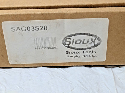 Sioux Tools Angle Air Die Grinder 1/4" Collet 20000 RPM SAG03S20