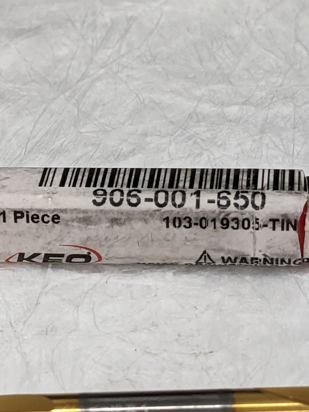 Keo Combo Drill & Countersink: #3, 1/4" Body Dia, Solid Carbide 19305-TIN