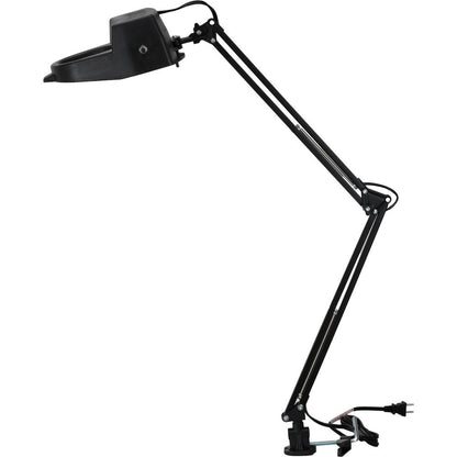 WorkSmart Task Light: Incandescent, 40" Reach, Swing Arm, Clamp-On 68989482