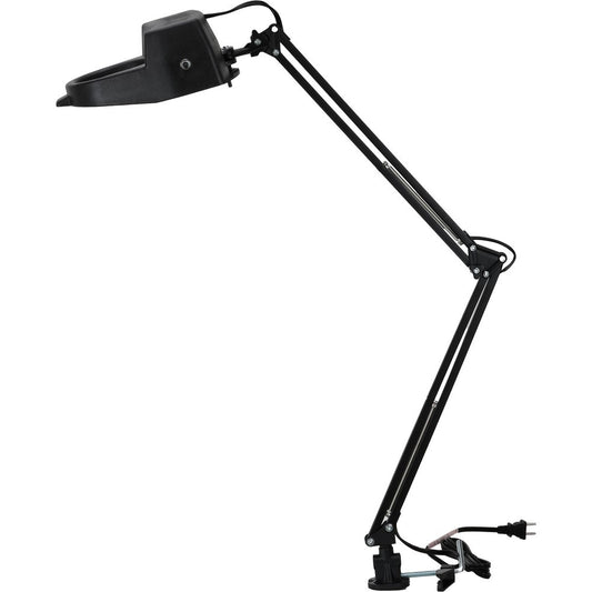 WorkSmart Task Light: Incandescent, 40" Reach, Swing Arm, Clamp-On 68989482