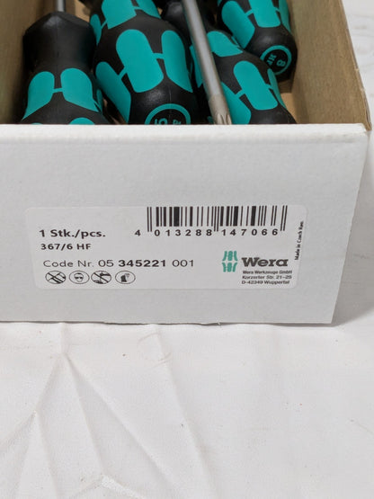 WERA 5 Piece T8 to T25 Torx Driver Set 05345221001 MISSING T30