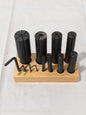 8 Piece 1/8" Increment Expanding Lathe Arbor Set: 1/4" To 1-1/4" 262-0108