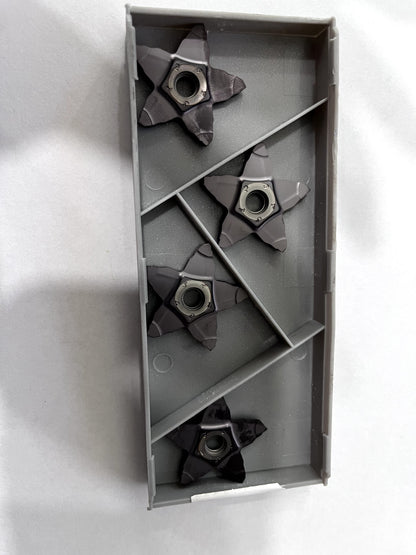 ISCAR Grooving Insert: PENTA34L300C06C IC908, Solid Carbide QTY 4