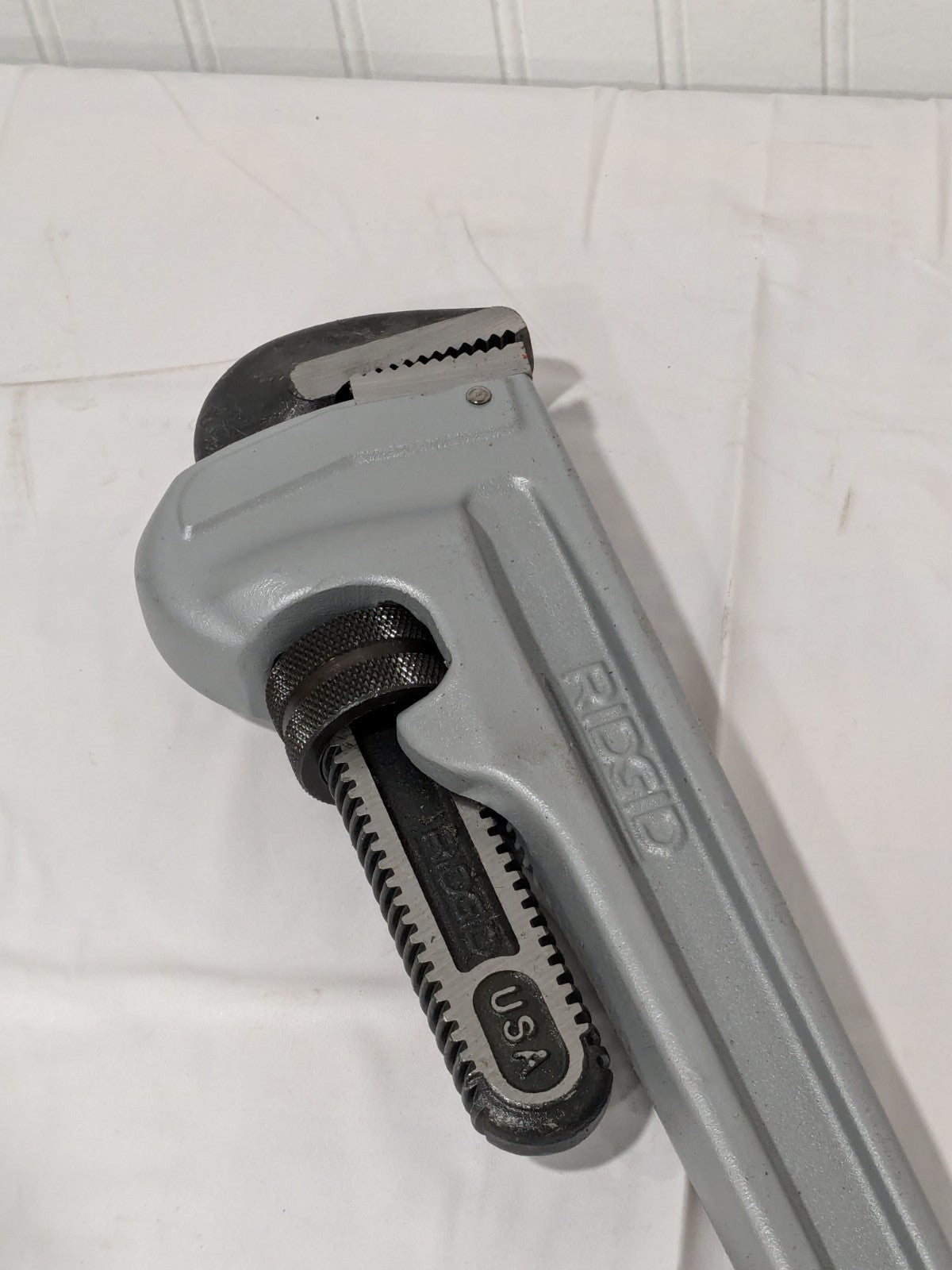 Ridgid Straight Pipe Wrench: 3" Max, 24" OAL, Aluminum 31105