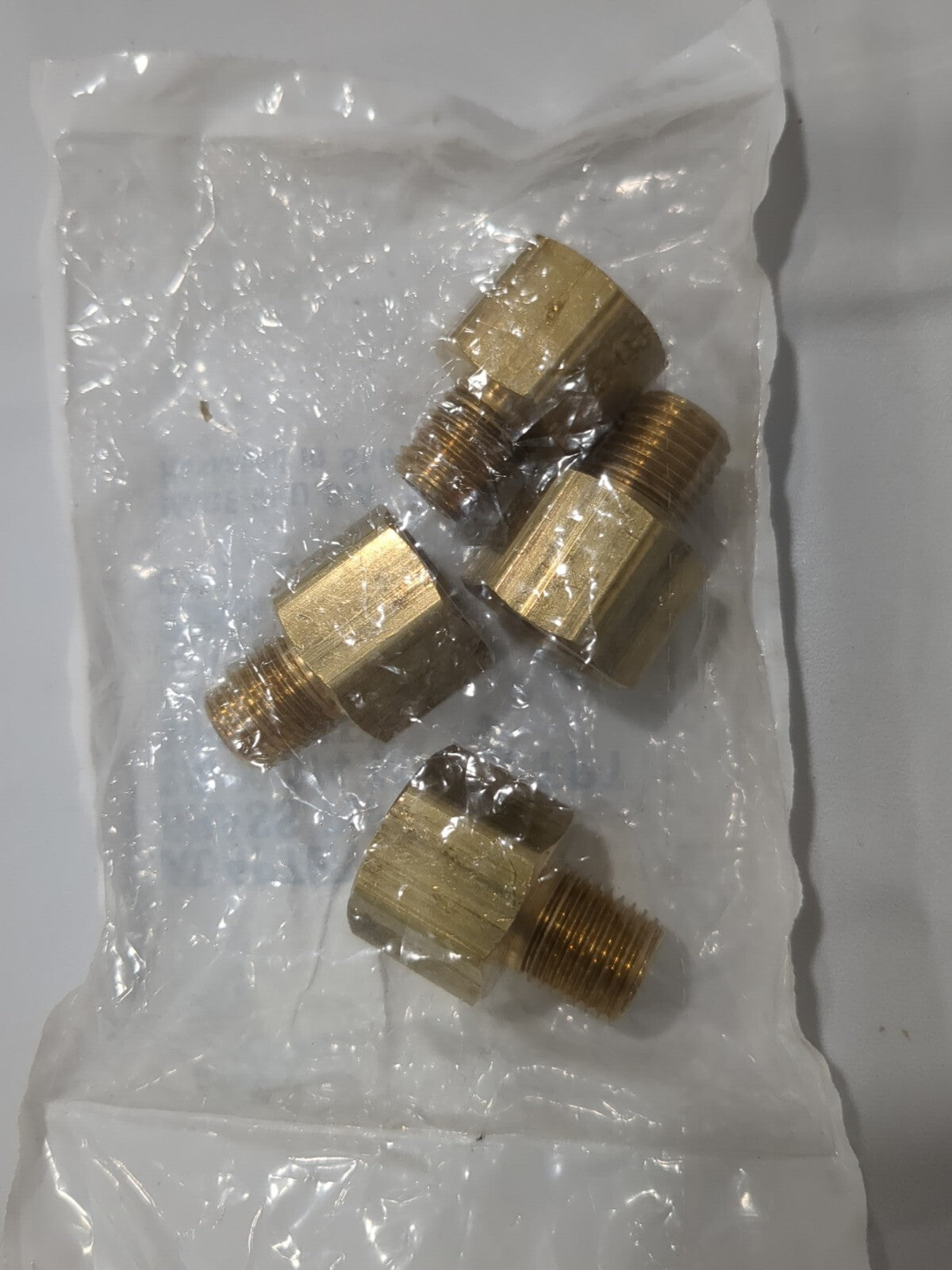 PARKER 4pk Industrial Pipe Adapter 3/8"FemaleThread MNPTFxFNPTF 11091-1