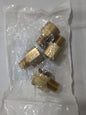 PARKER 4pk Industrial Pipe Adapter 3/8"FemaleThread MNPTFxFNPTF 11091-1