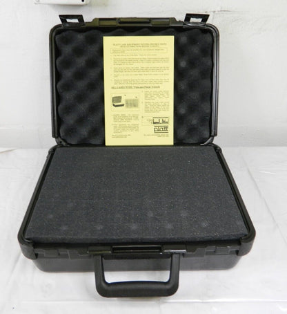 PLATT Clamshell Hard Case: Cubed Foam, 13-1/2" Wide, 5.5" Deep, 5-1/2" High 407