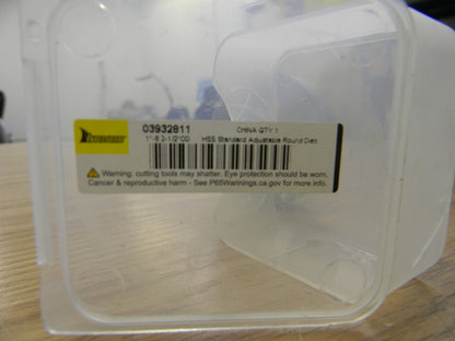 Interstate 1-8 UNC High Speed Steel Round Adjustable Die 03932811