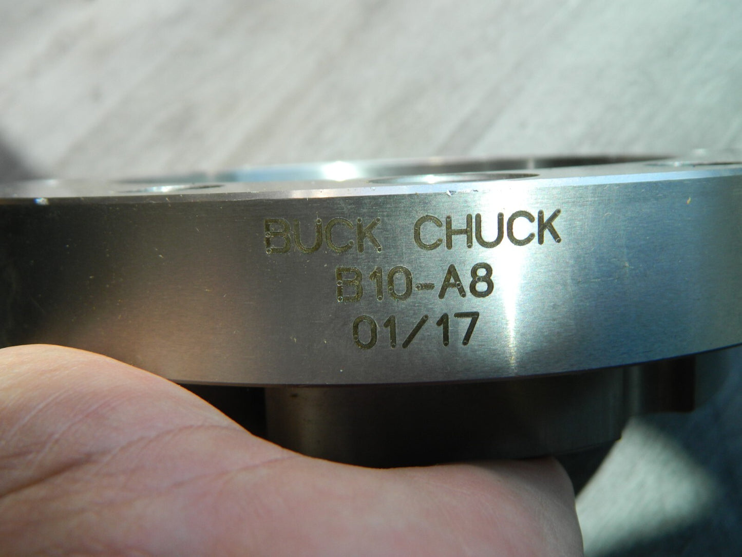 BUCK CHUCK COMPANY Lathe Chuck Adapter Back Plate: 10 Chuck for Self-Centering