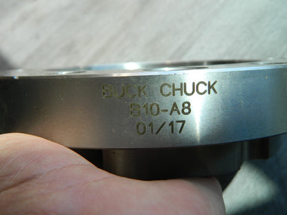 BUCK CHUCK COMPANY Lathe Chuck Adapter Back Plate: 10 Chuck for Self-Centering