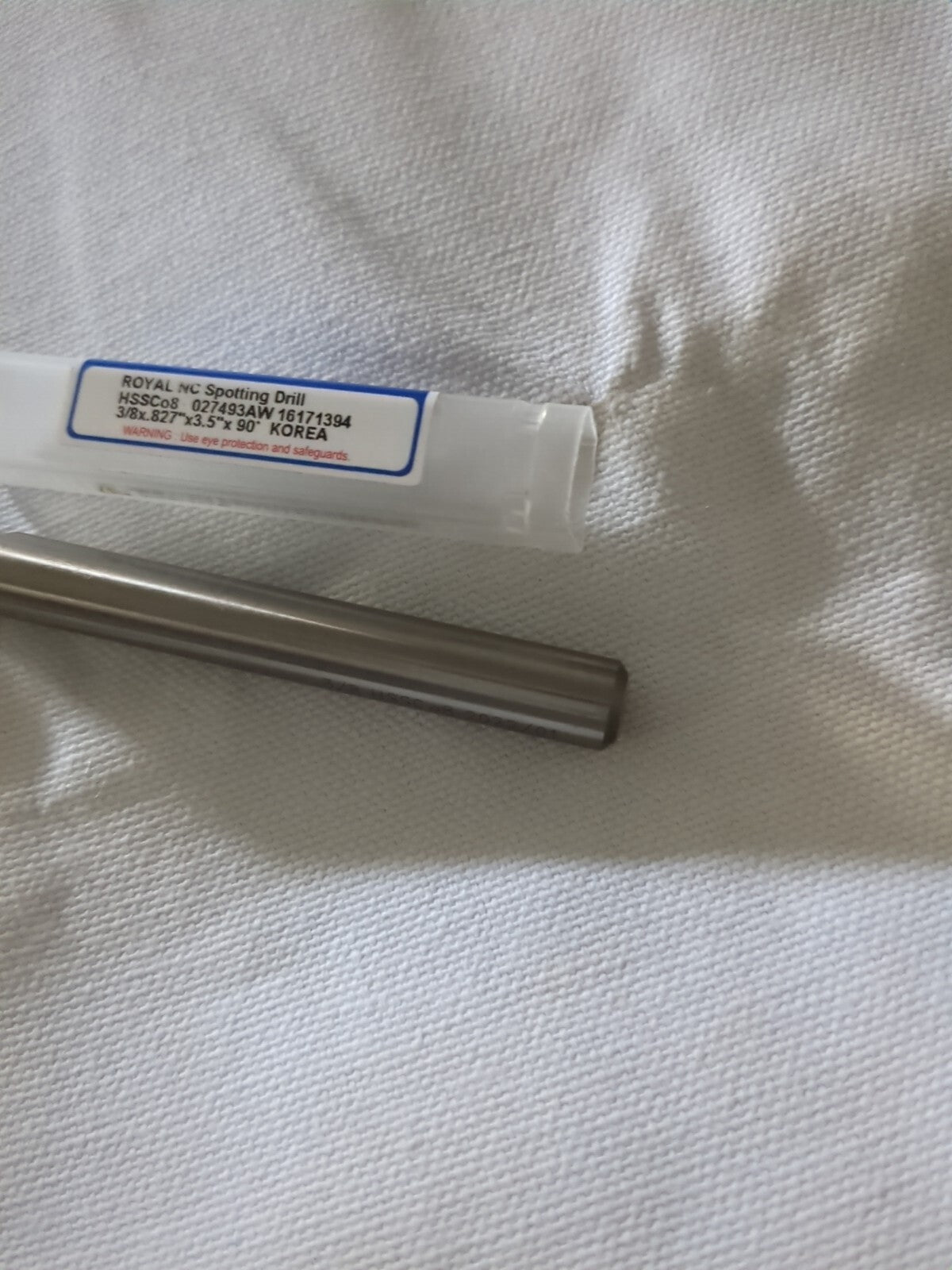 royal nc spotting drill hssco8 02749aw 16171394