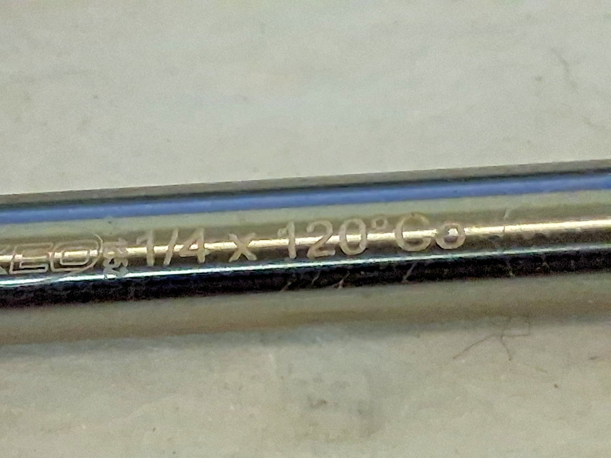 Keo Spotting Drill Bit 1/4" Dia 120 deg 2-1/2" OAL 956-000-077