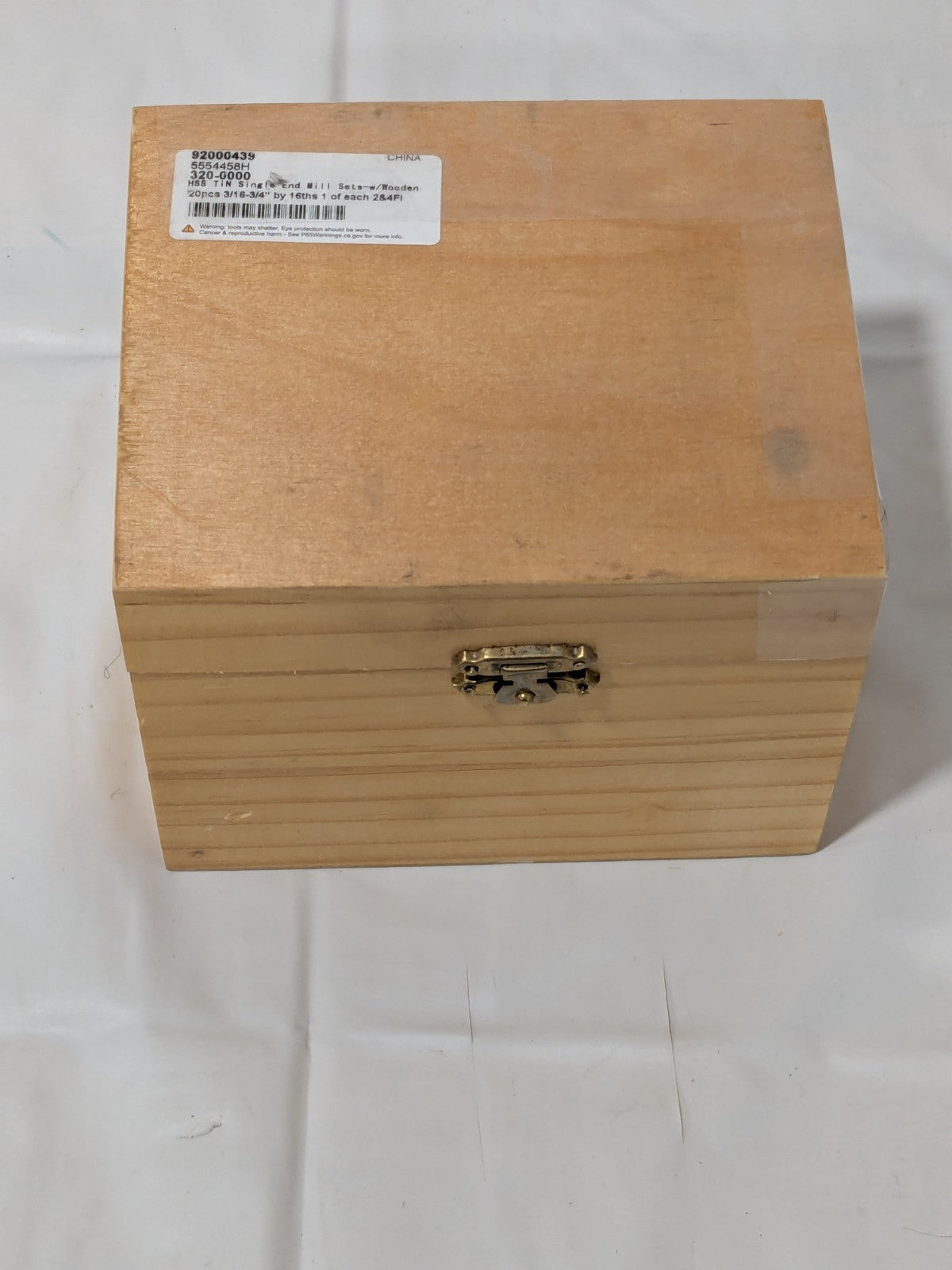 MHC 20 Pc Square End Mill Set 3/16" to 3/4", 2 & 4 Flute 320-0000 DAMAGED CASE