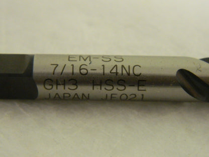 Greenfield Spiral Flute Tap 7/16" - 14 NC H3 HSS-E Series 8304 3FL QTY 6  84019