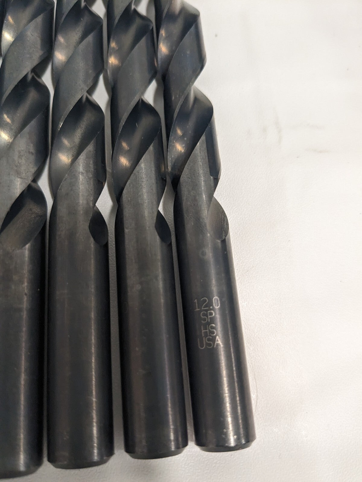 TITAN USA Jobber Drills 5pk 12.00 mm Dia, 118 deg Pt HSS CD43120