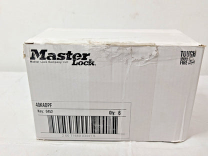 Master Lock 2-3/4" Wide Discus Padlock w/5/8" Shrouded Shackle QTY 6 4