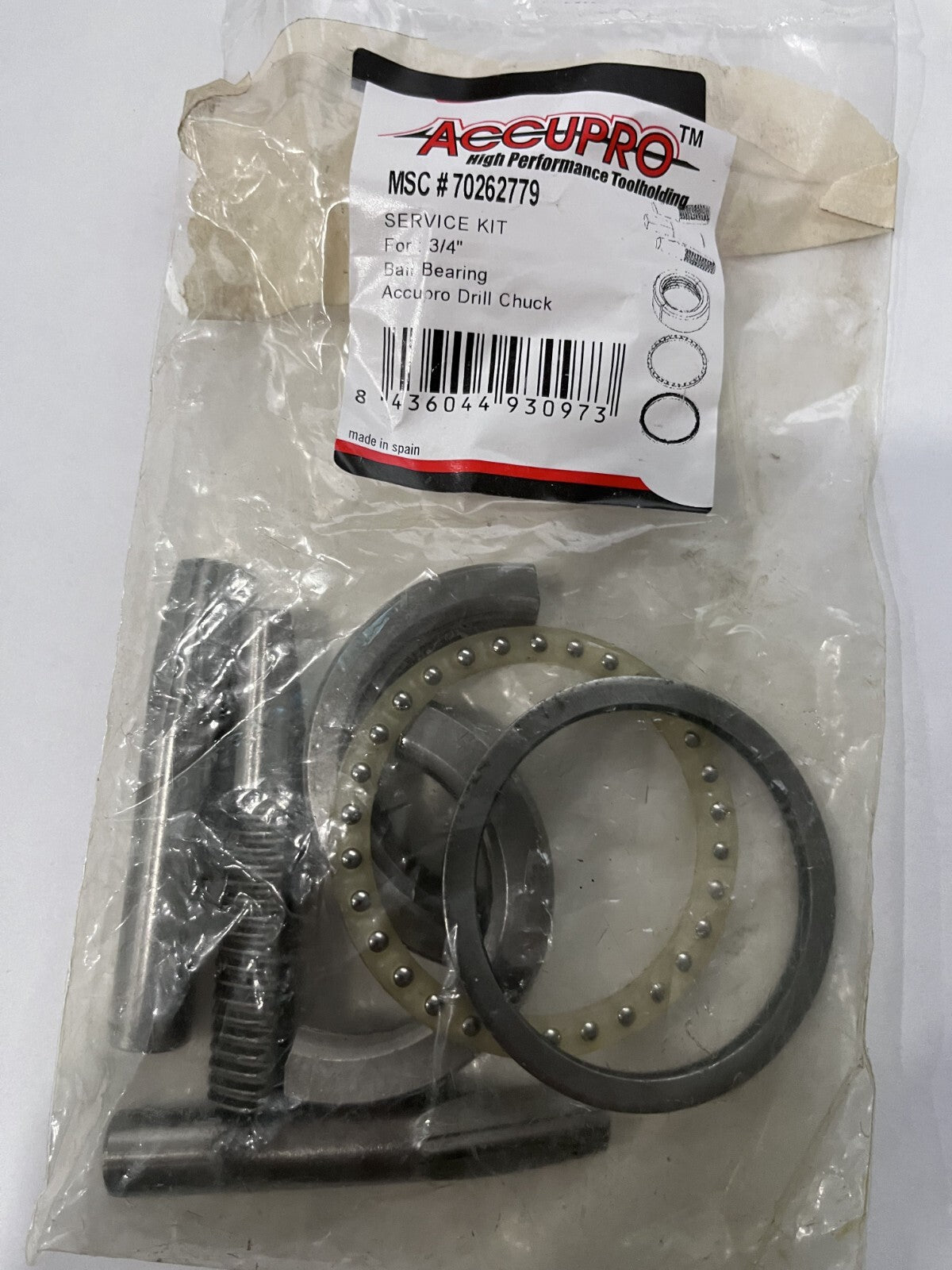 Drill Chuck Ball Bearing Set: Use with 3/4" Ball Bearing Drill Chuck
