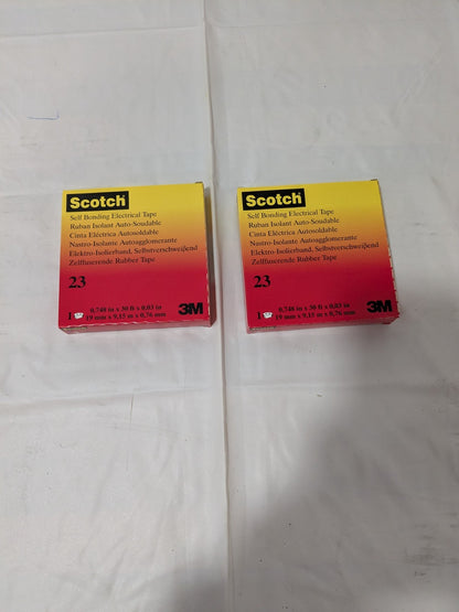 3M Electrical Tape: 3/4" Wide, 30' Long, 30 mil Thick, Black Qty 2 7000007286
