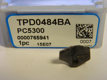Korloy TPD0484BA PC5300 Carbide Drilling Inserts Qty 4.1-04-024206