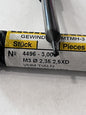 Guhring 4496_3.000 Mikro-Gewindefräser M3 Werksnorm 9044960030000