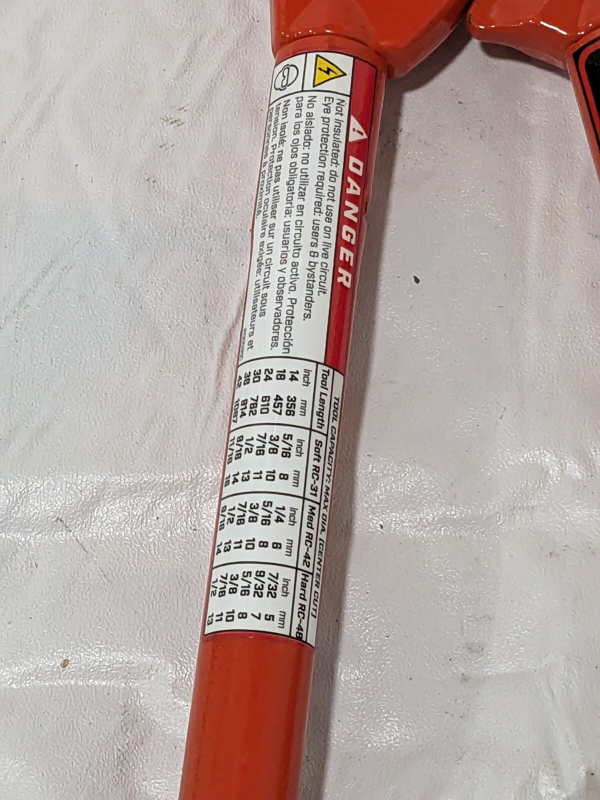 H.K. Porter No. 0 Bolt Cutter 18" 0005MS