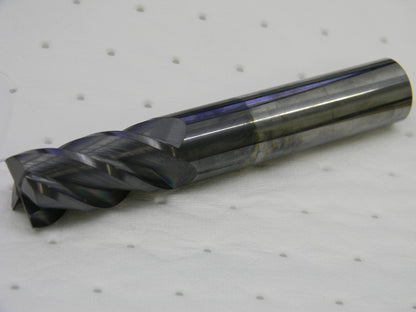 ACCUPRO 1 Diam 4 Flute Solid Carbide 0.06 Corner Radius End Mill 12183445