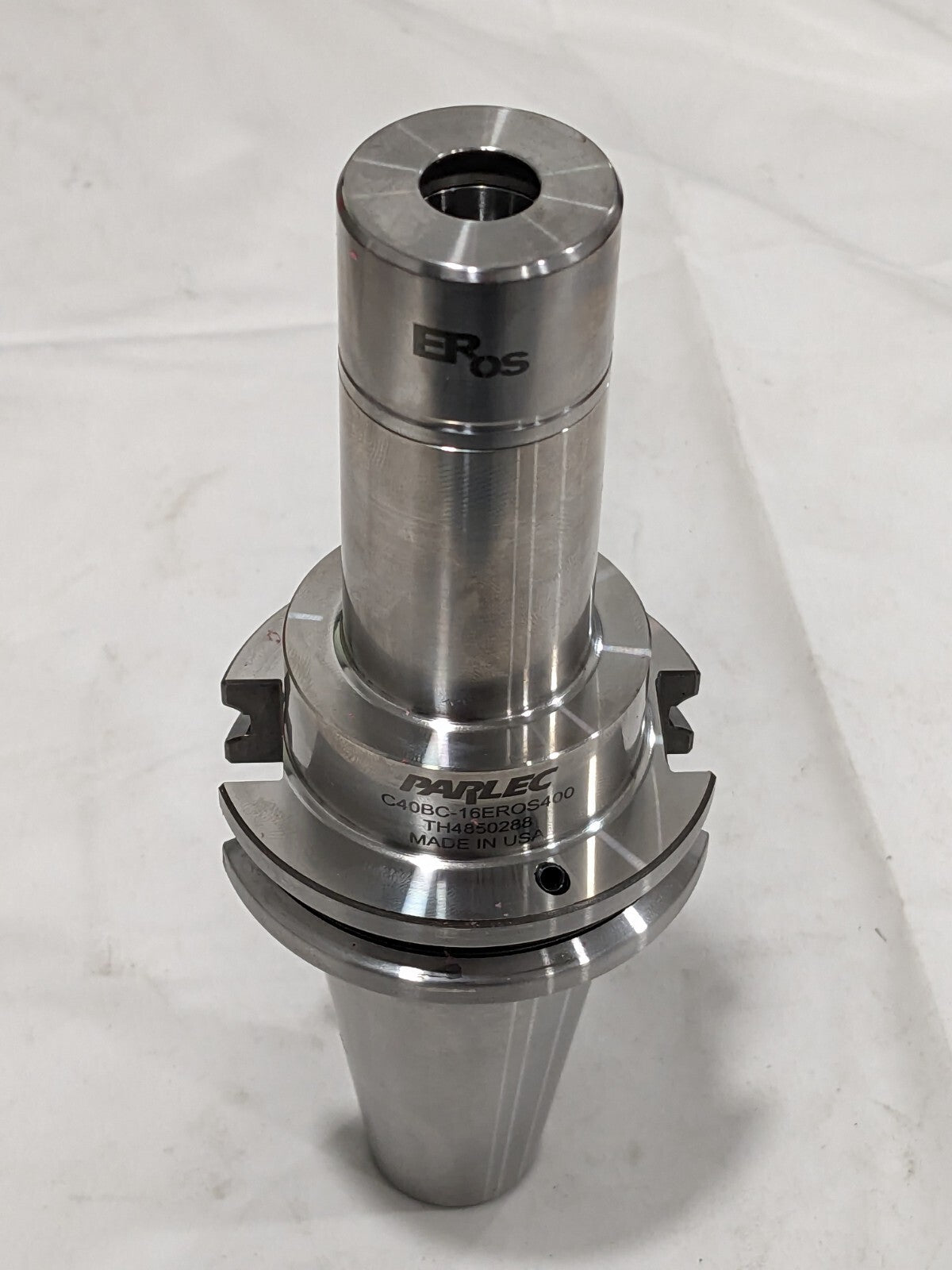 PARLEC Collet Chuck: 0.0400 to 0.4060" Cap., EROS16, Taper Shank C40BC-16ER