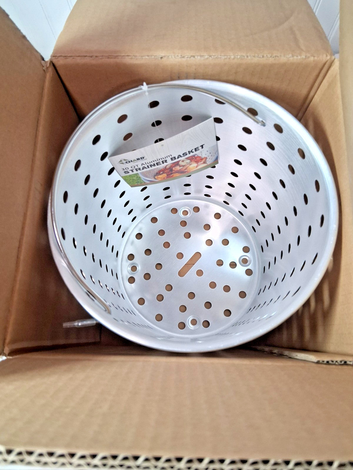 Chard Aluminum Strainer Basket 12.5" H x 9.625" D AFB-30