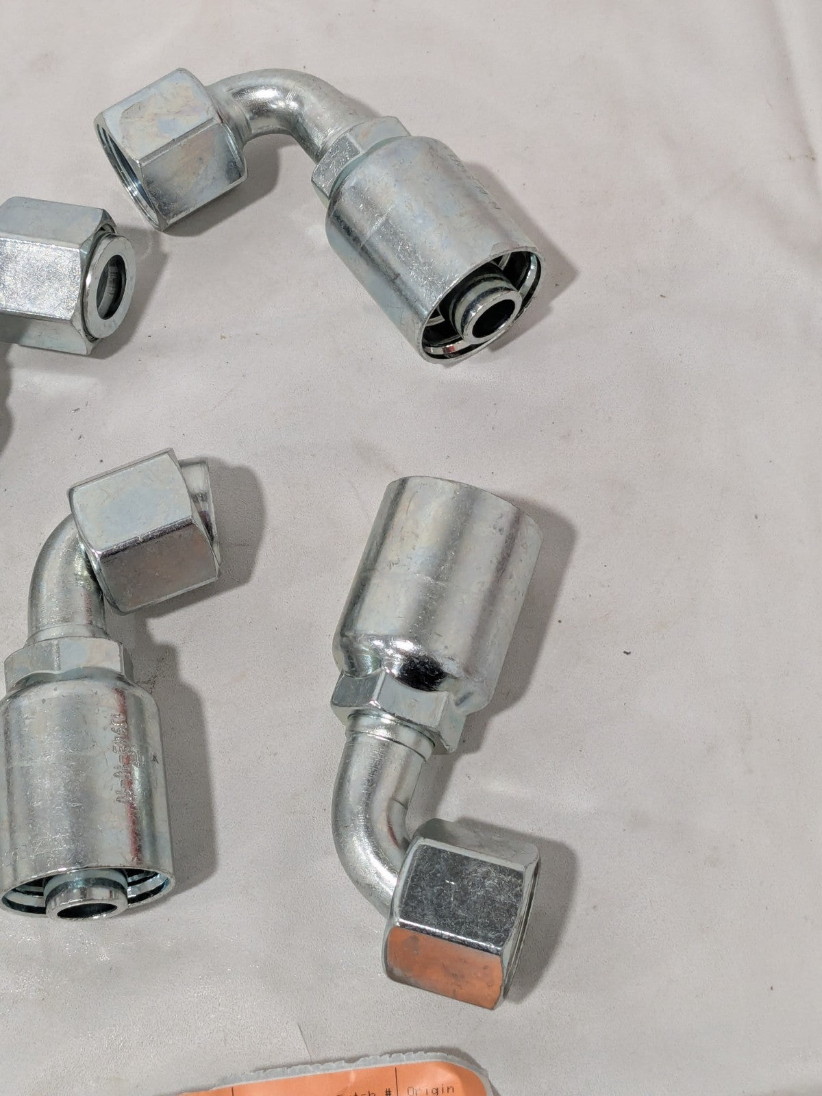 Parker Hydraulic Hose Female Seal-Lok Swivel Elbow: 5/8" Hose Qty 4 1J943-10-10