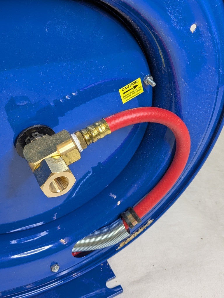 CoxReels Spring Retractable Hose Reel 50 Ft. x 3/8 In. 300 PSI Max. P-LP-350