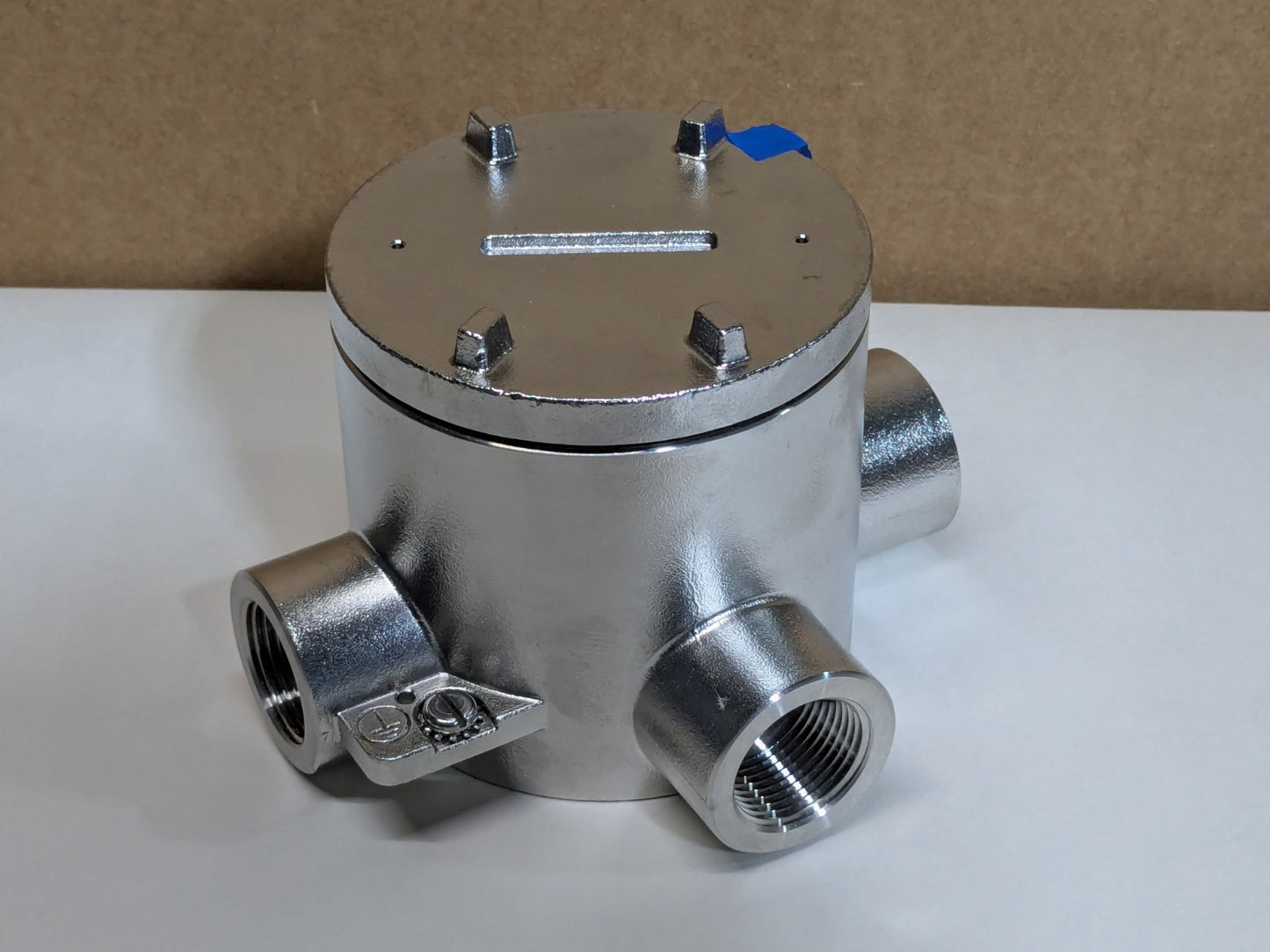 MSA JB5000 Junction Box for X/S500 Sensors 3/4" NPT Stainless Steel