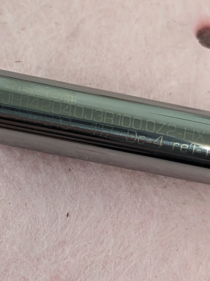 SECO Corner Radius End Mill: 4 mm Dia 2 Fl Solid Carbide 02968266
